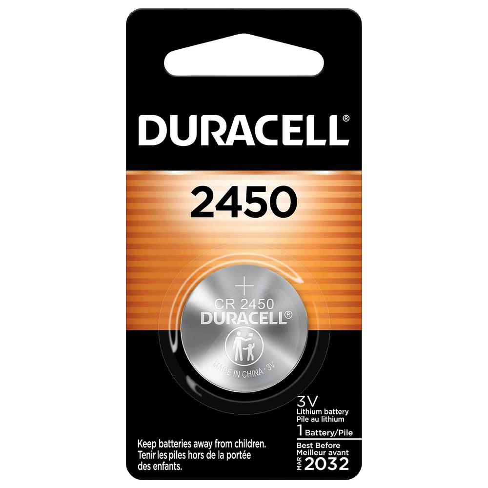 Duracell 2450 3V Lithium Coin Battery