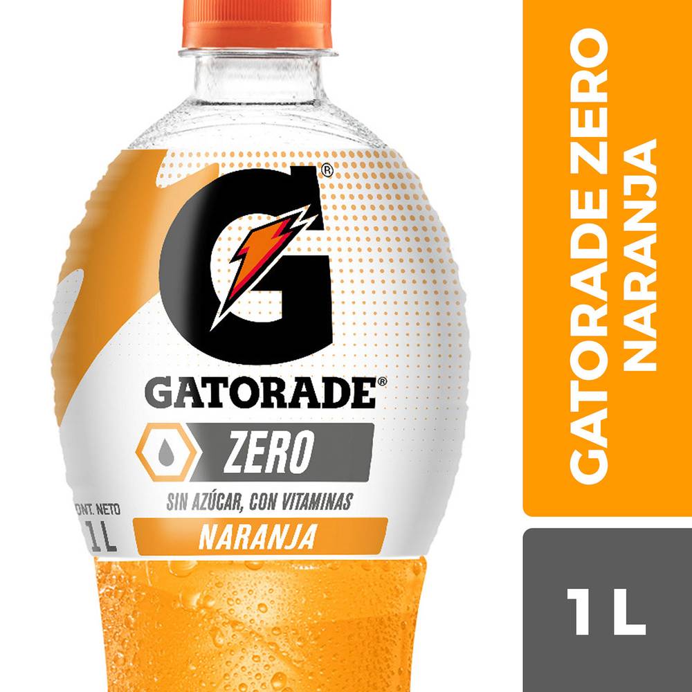 Gatorade bebida isotónica naranja zero (1 l)