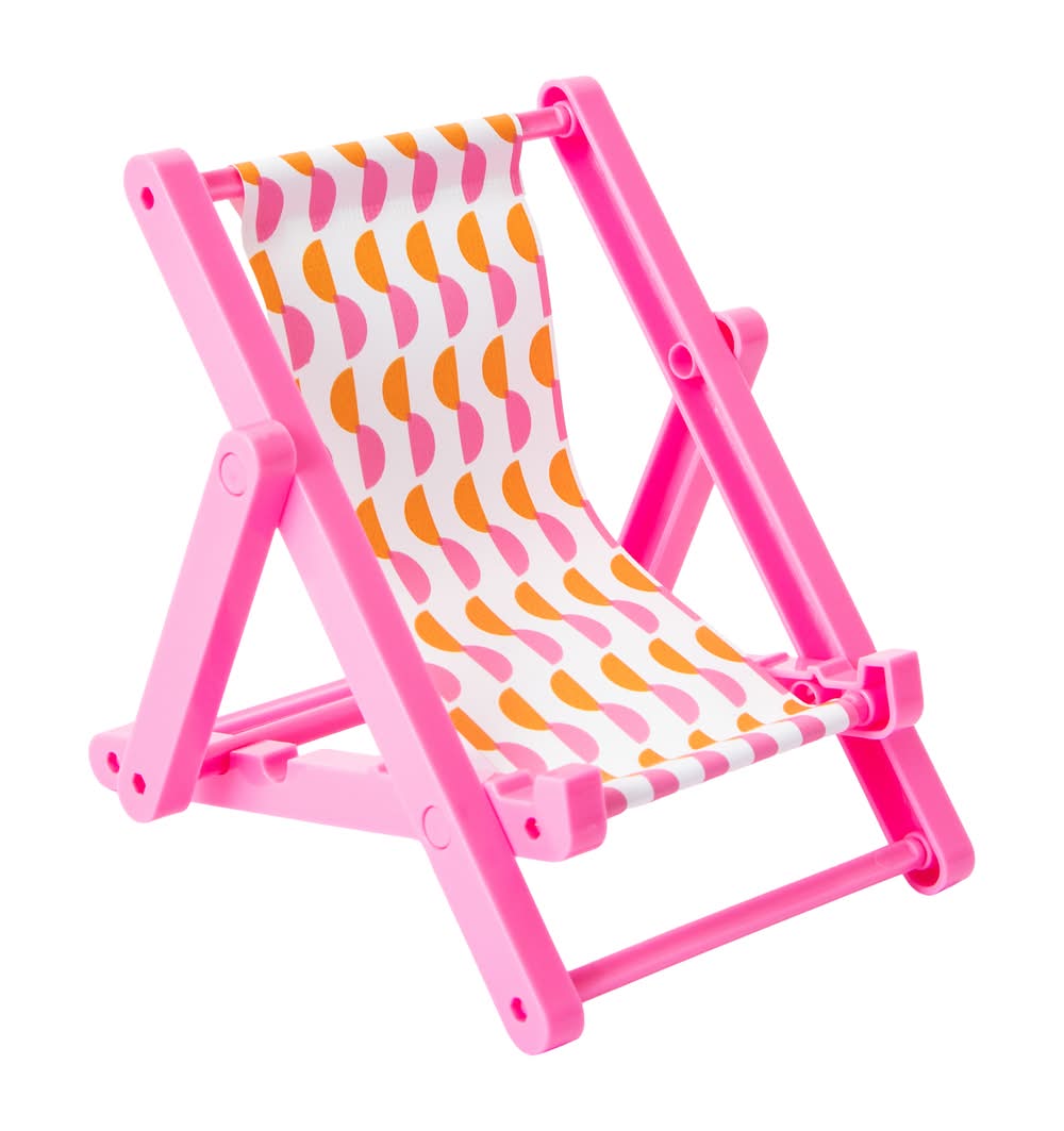 Folding Chair Phone Stand 4in x 4.53in Pink