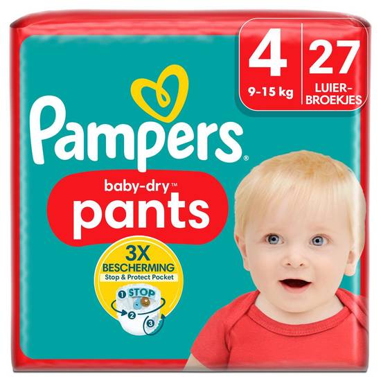 Pampers Baby-Dry Pants Taille 4, 27 Couches-Culottes