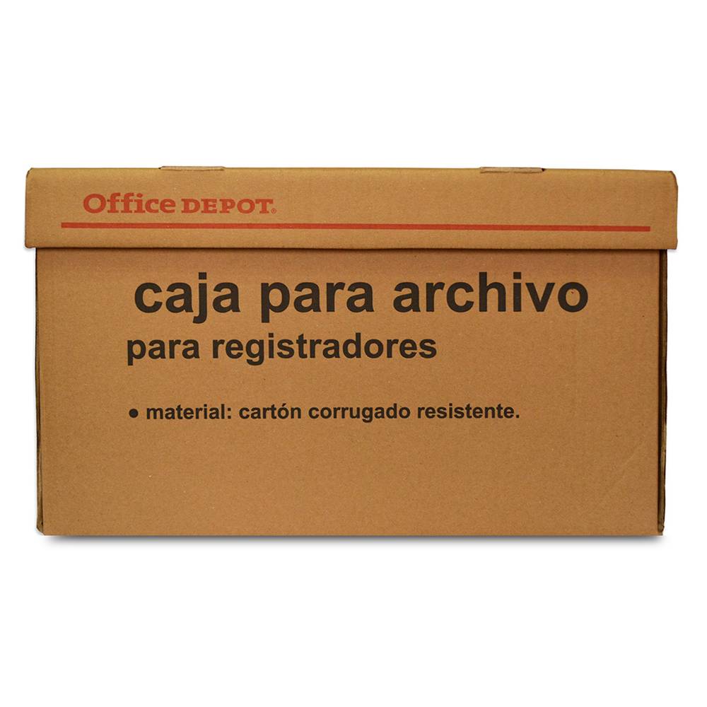 Office depot caja para archivo cartón corrugado