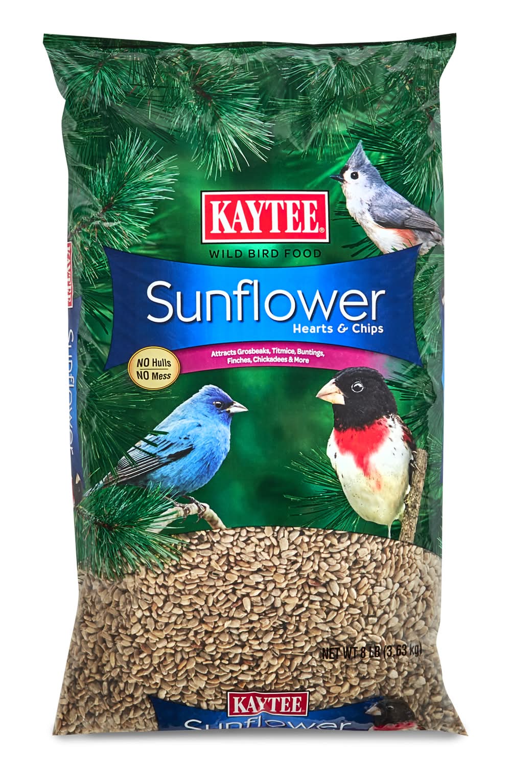 Kaytee Sunflower Hearts & Chips Wild Bird Food (8 lbs)