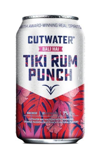 Cutwater Spirits Tiki Rum Punch (4 pack, 12 fl oz)