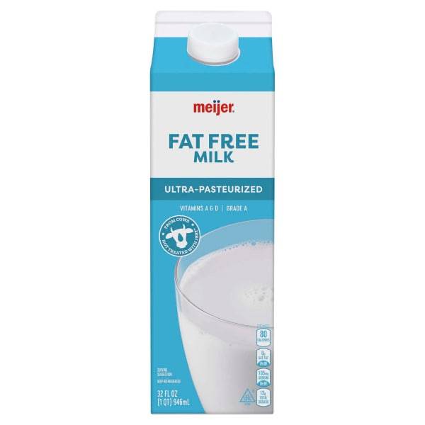 Meijer Fat Free Milk (1 qt)
