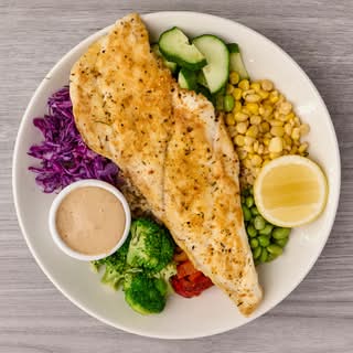 Hunky Bowl With Fillet Of Fish