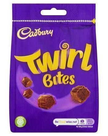 Cadbury Twirl Bites Chocolate Bag 109g