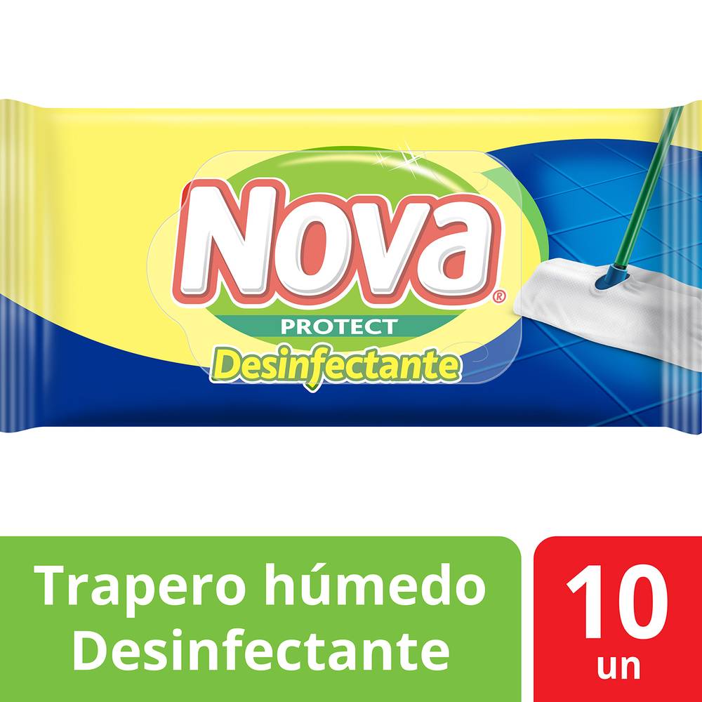 Nova Trapero húmedo desinfectante (bolsa 10 u)