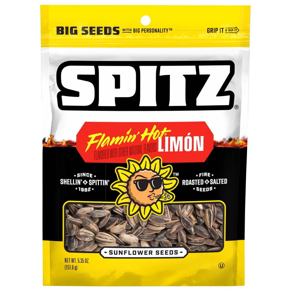 Spitz Flamin' Hot Sunflower Seeds, Limon (5.35 oz)