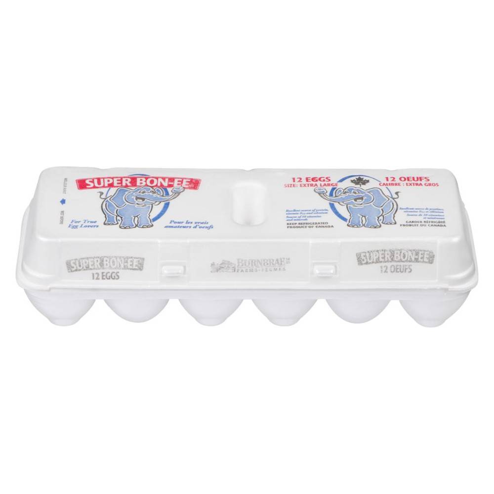 Burnbrae Farms White Eggs Extra Large (800 g)