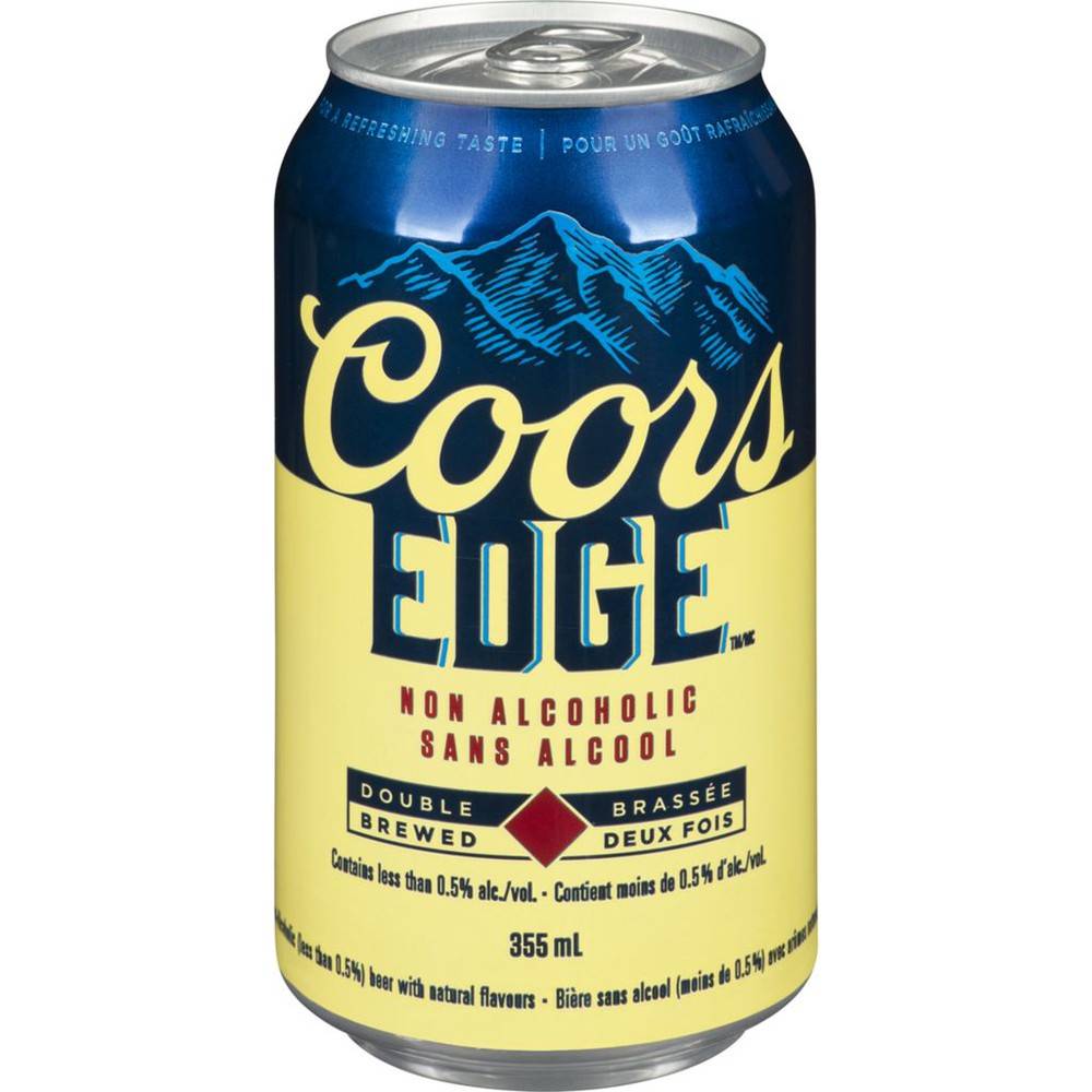 Coors Edge Non-Alcoholic Double Brewed Beer Case (6 x 355 ml)