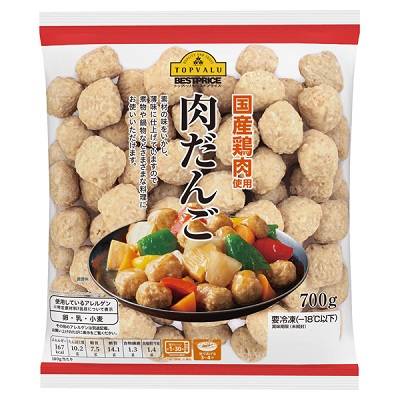 冷凍　トップバリュベストプライス　肉だんご７００ｇ