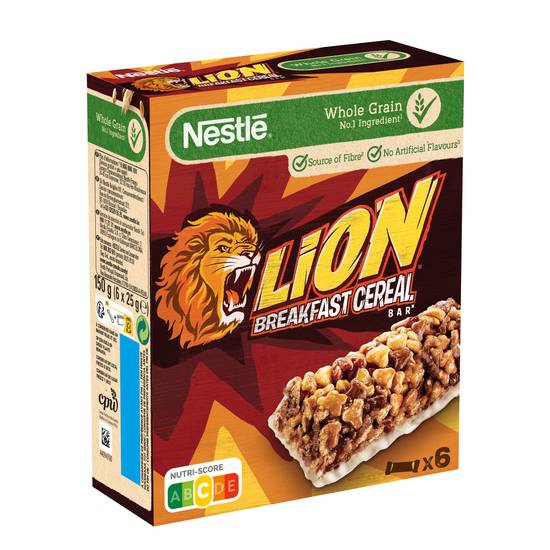 Nestlé - Lion barres de céréales (6 pièces)