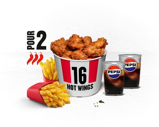 MENU BUCKET DUO - 16 HOT WINGS®
