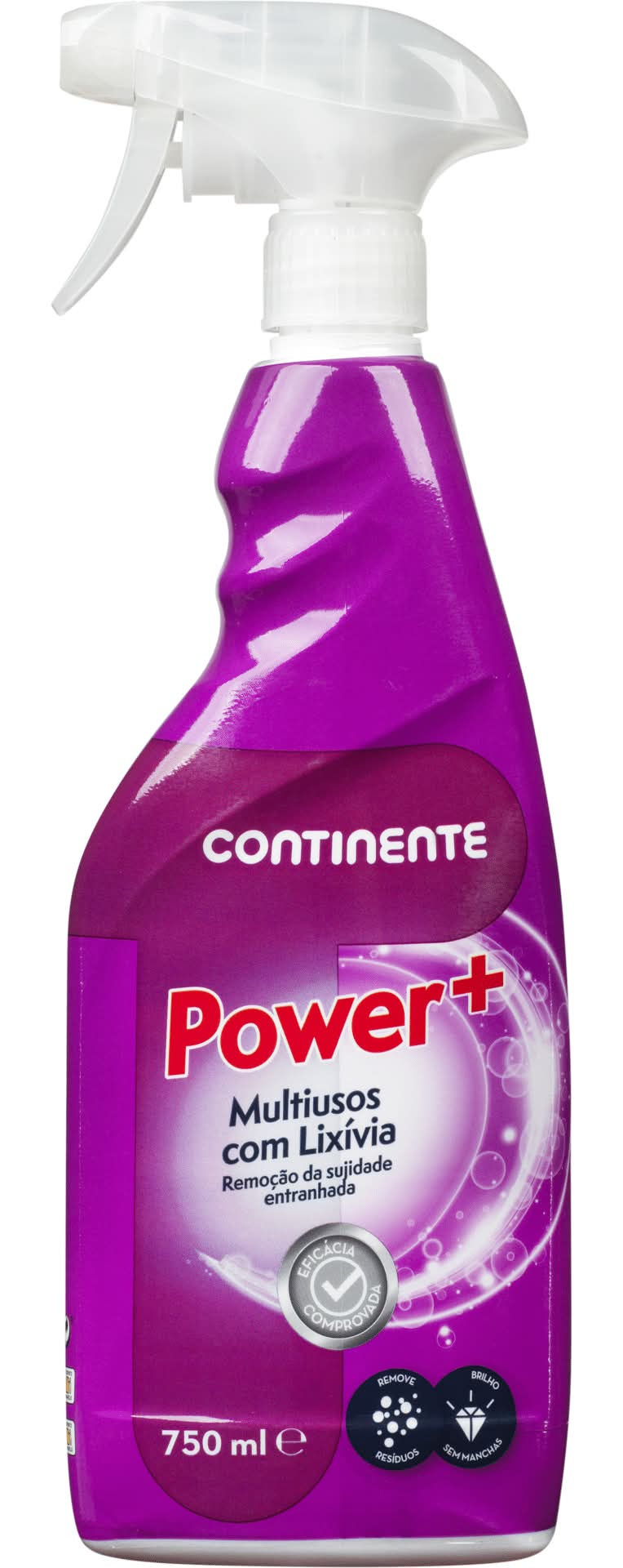 Multiusos com Lixívia Spray Power+ Continente (emb. 750 ml)