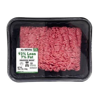 Market Pantry All Natural 93/7 Ground Beef