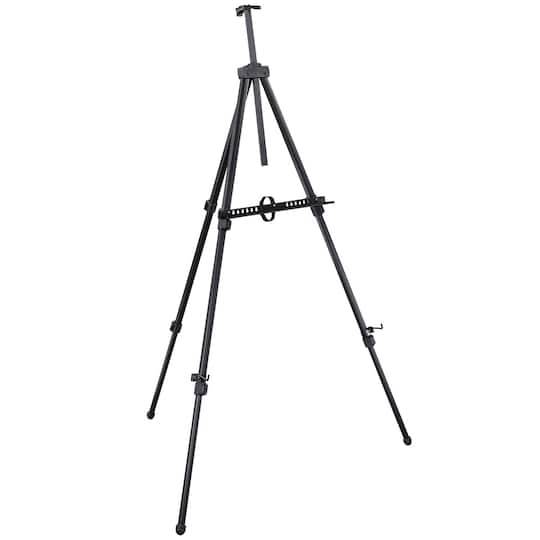 76" Black Aluminum Travel Easel By Artist'S Loft