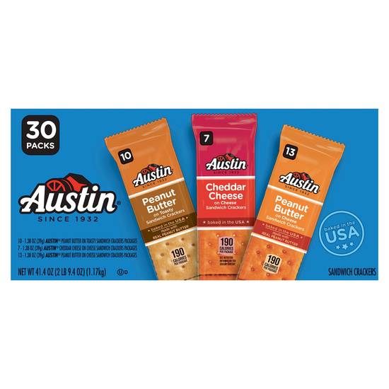 Austin Sandwich Crackers Variety pack (30 ct)