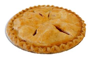 Bakery Pie Strawberry Rhubarb 9 Inch - Each