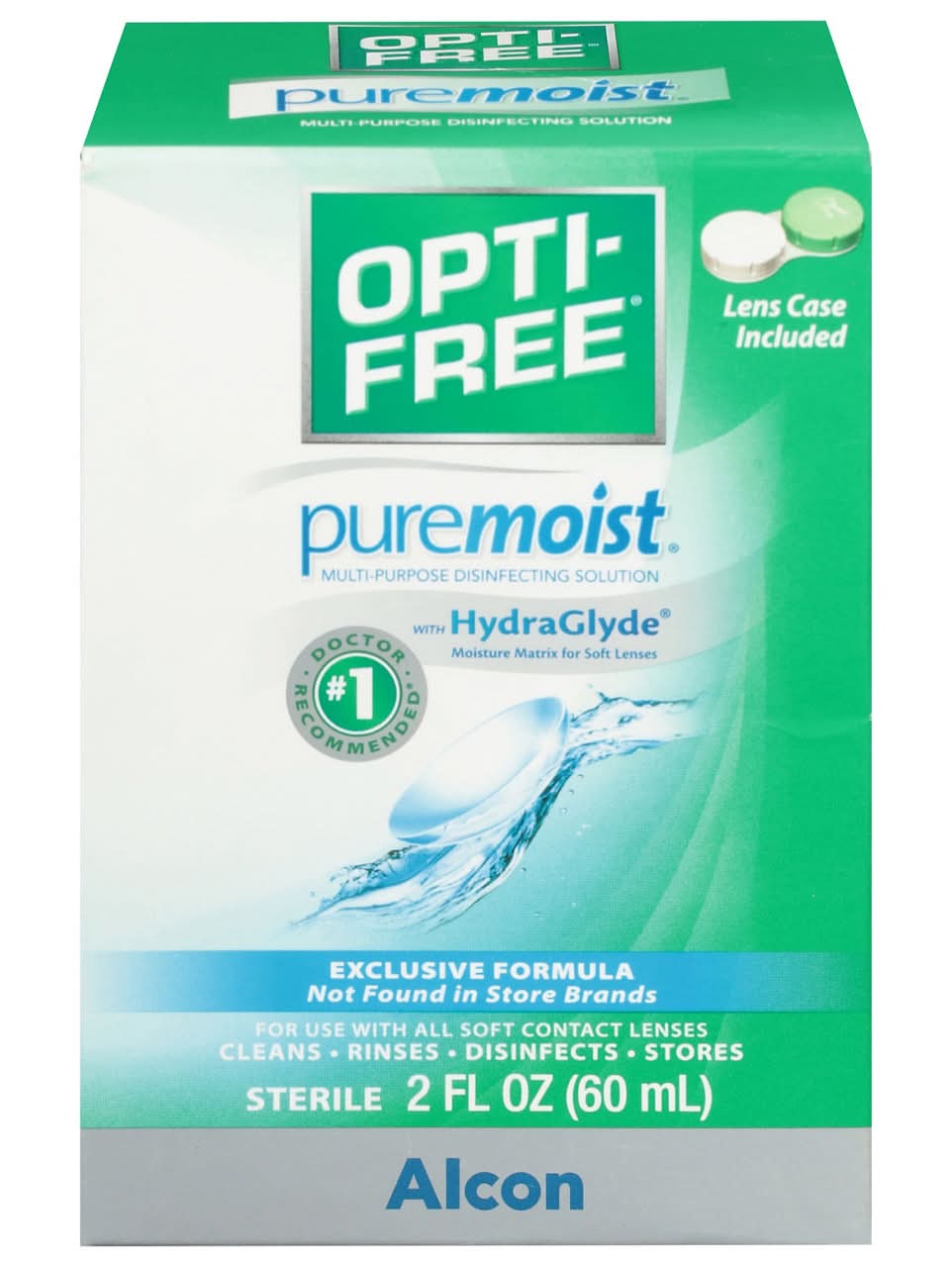 Opti-Free Puremoist Disinfection Solution, with HydraGlyde, Multi Purpose