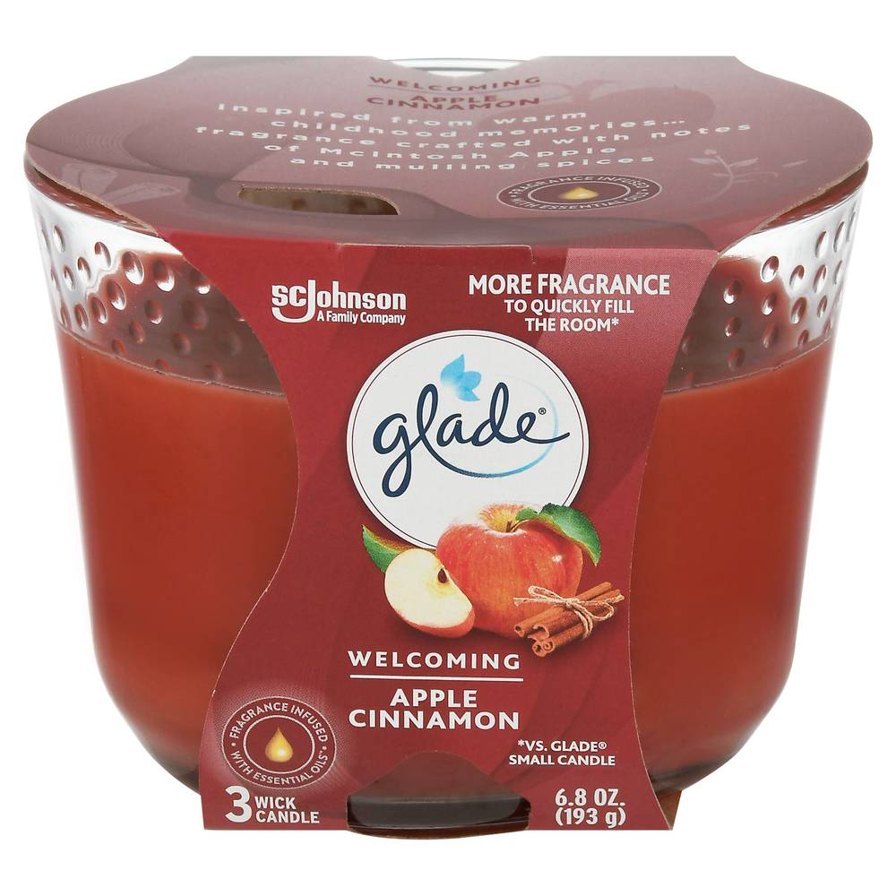 Glade 3-Wick Candle (6.8 oz)