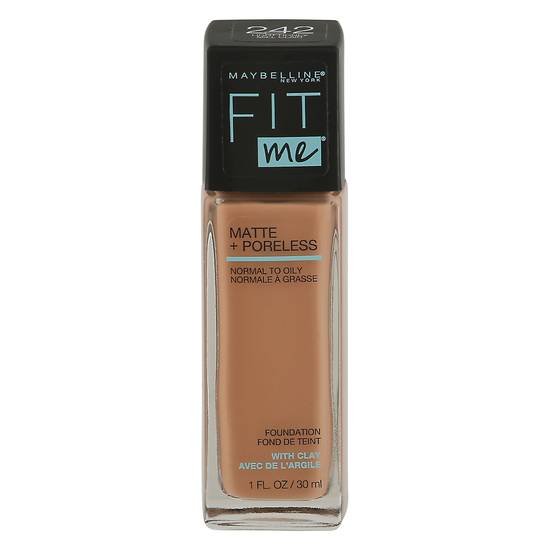 Maybelline Fit Me Light Honey 242 Matte + Poreless Foundation With Clay