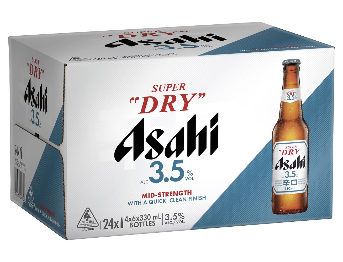Asahi Super Dry Beer (24 x 330mL)