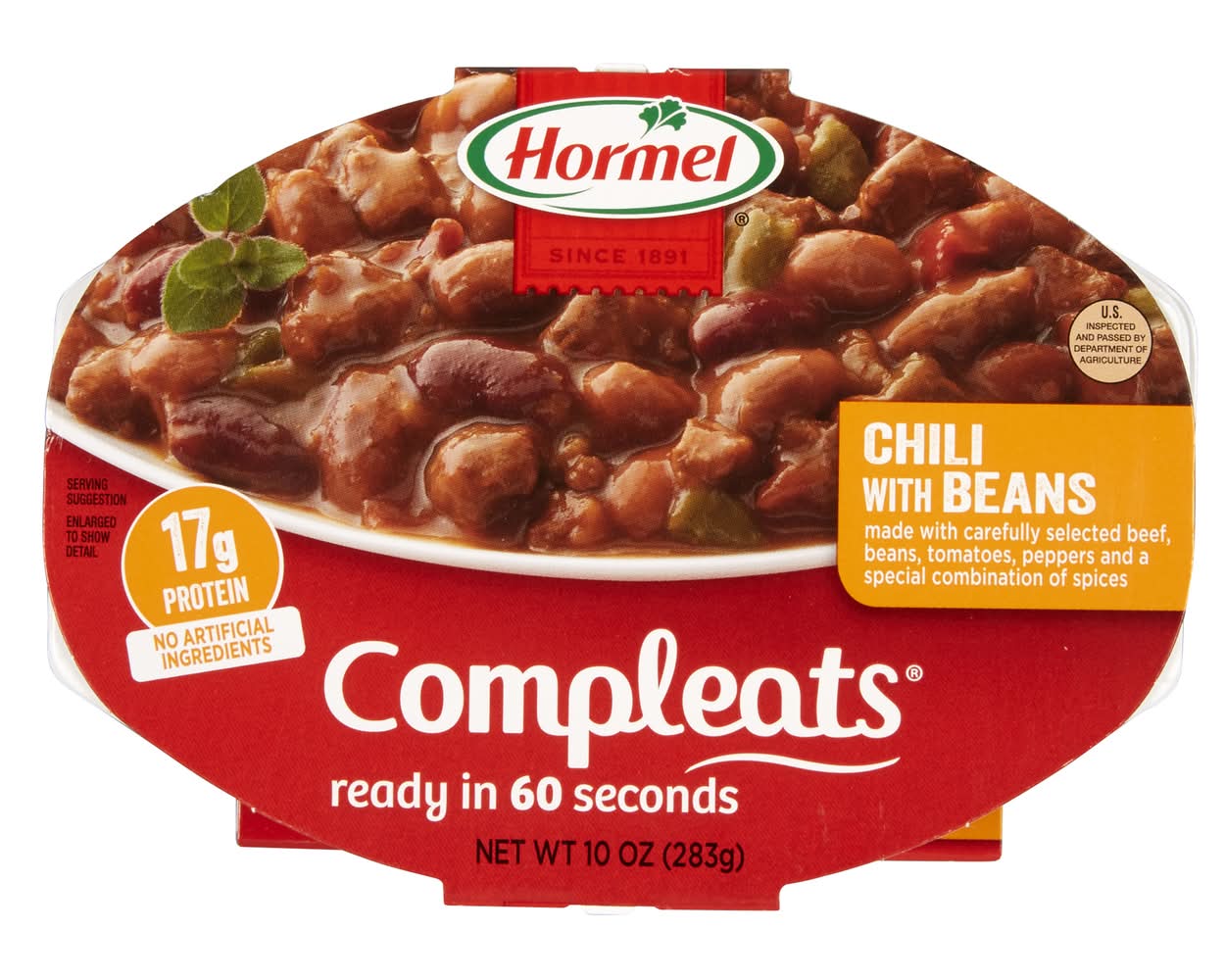 Hormel Compleats Chili With Beans (10 oz)