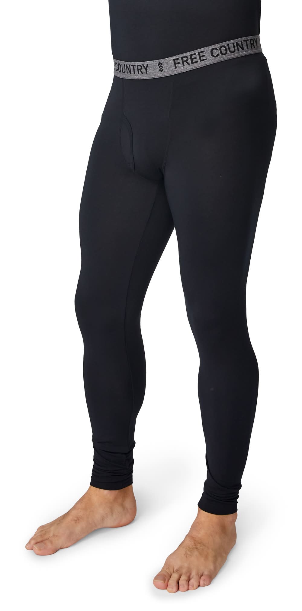 Free Country Black Polyester/Spandex Thermal pants ( Medium )