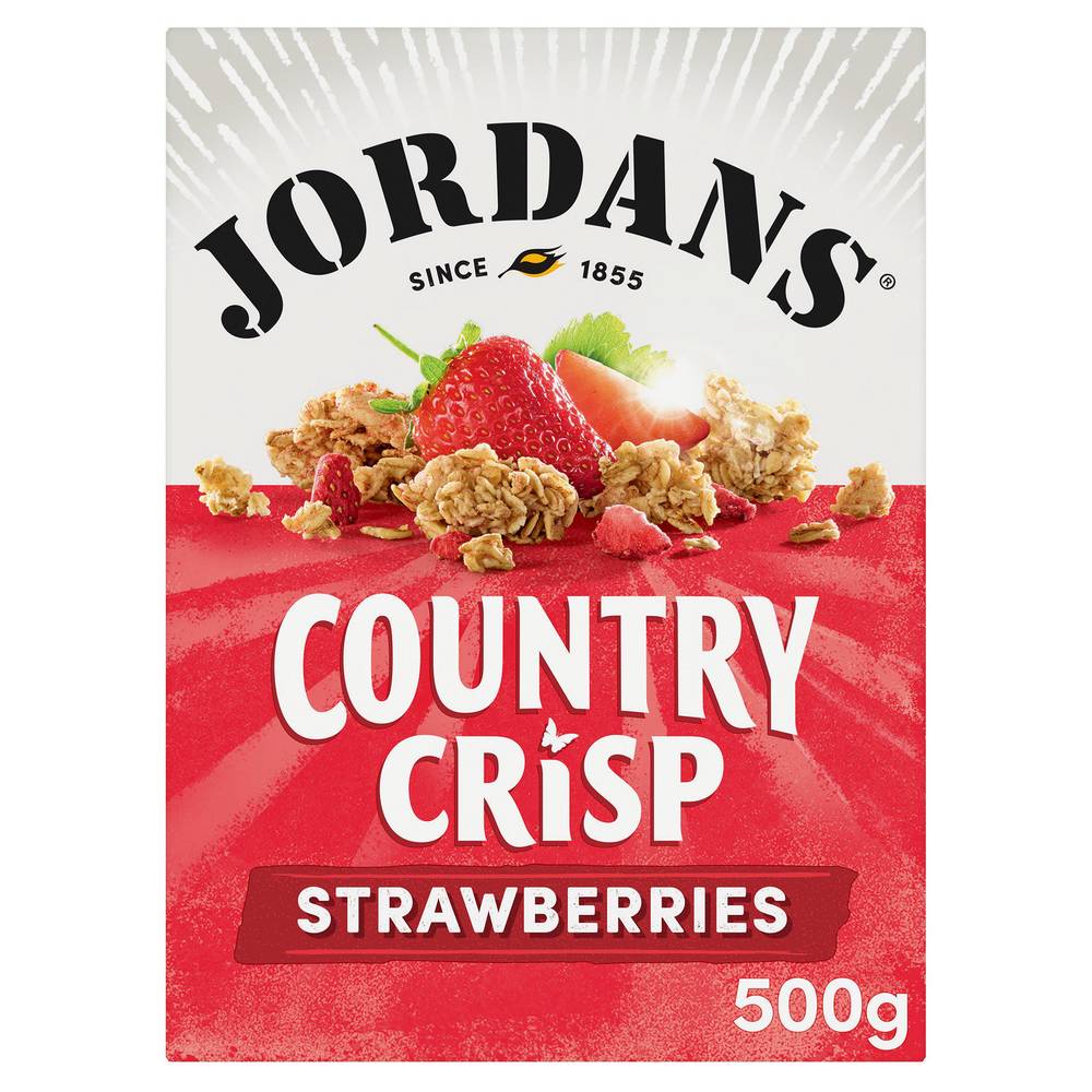 Jordans Country Crisp With Strawberries Cereal 500g