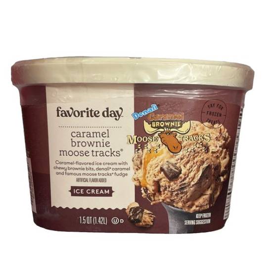 Favorite Day Ice Cream (caramel brownie)