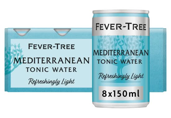 Fever-Tree Refreshingly Light Mediterranean Tonic 8x150ml Cans
