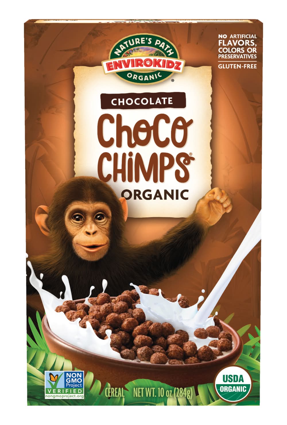 Natures Path Organic Organic Envirokidz Choco Chimps Cereal Gluten Free (10 oz)