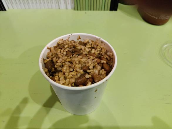 Order 16 oz curry brown rice and beans food online from Soup Nazi Kitchen store, Everett on bringmethat.com