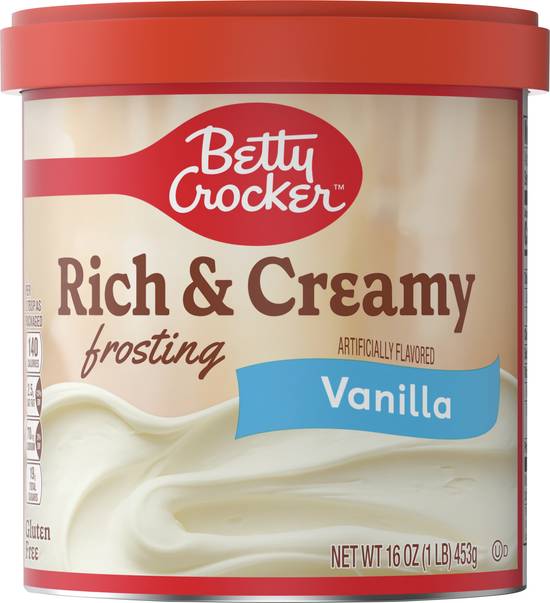 Betty Crocker Gluten Free Rich & Creamy Frosting (vanilla)