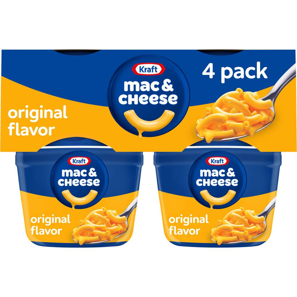 Kraft Original Flavor Macaroni & Cheese Dinner (4 ct)