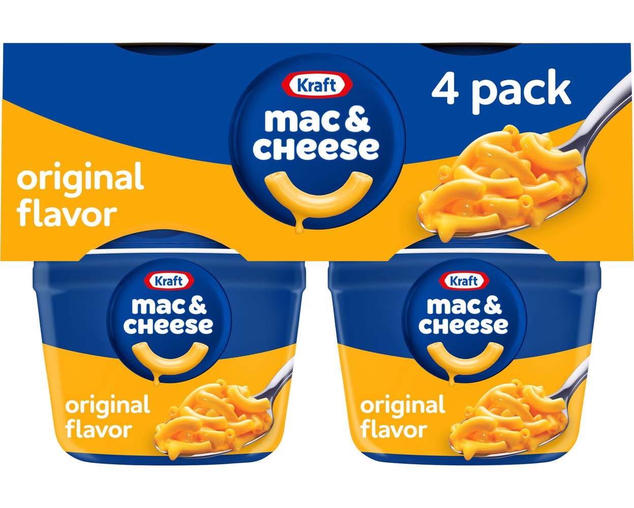 Kraft Mac & Cheese Sauce Mix, Original (4 x 2.05 oz)