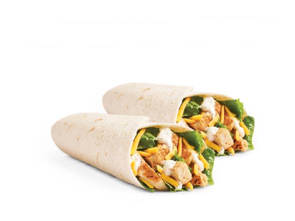 Grilled Chicken Wrap Duo (Cals: 600)