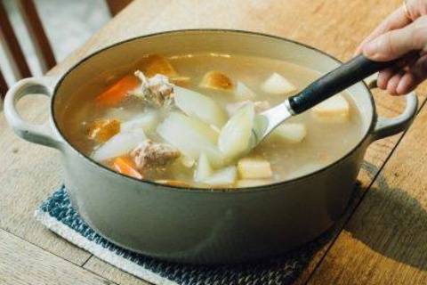 青木瓜蘋果排骨湯