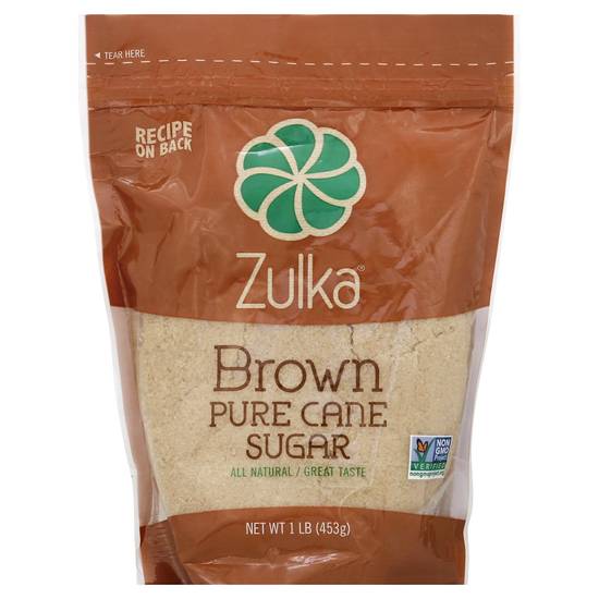 Zulka Brown Pure Cane Sugar (1 lb)