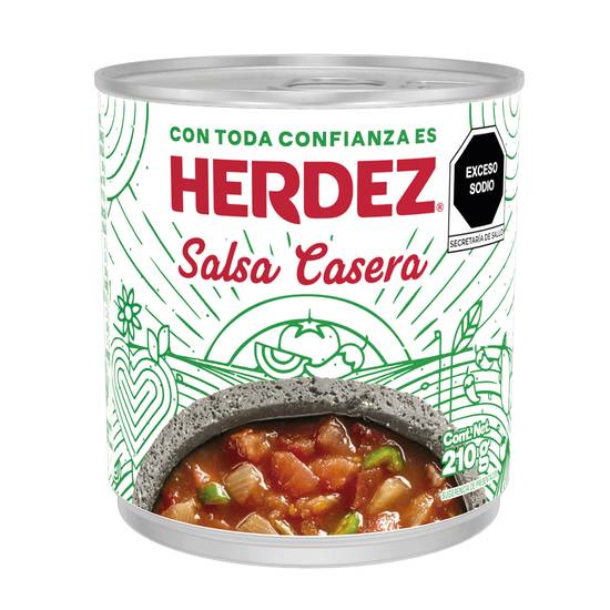 Herdez salsa casera (lata 210 g)