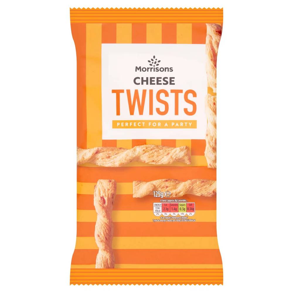 Morrisons Cheddar Cheese Twists (125g)