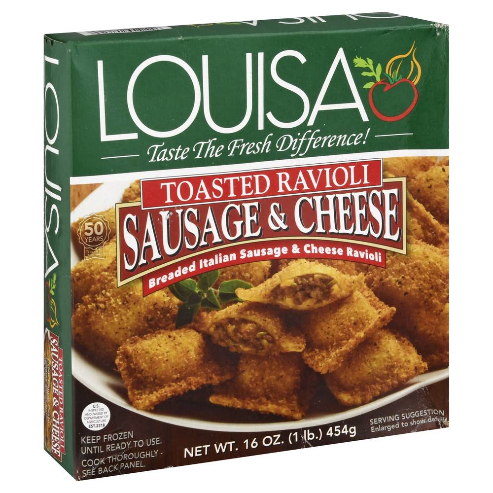 Louisa Sausage & Cheese Toasted Ravioli (1 lbs)