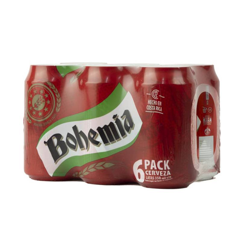 Bohemia cerveza (6 pack, 350 ml)