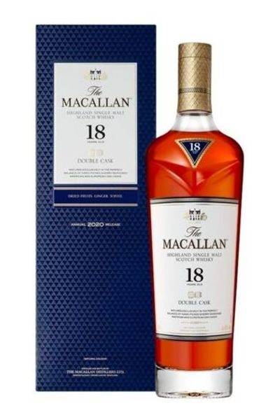 The Macallan Double Cask 18 Year Old Single Malt Scotch Whisky (750 ml)