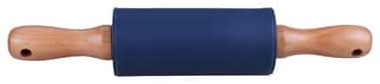 Makery Rolling Silicone Pin, 9 x 1.8 in, Blue-Natural