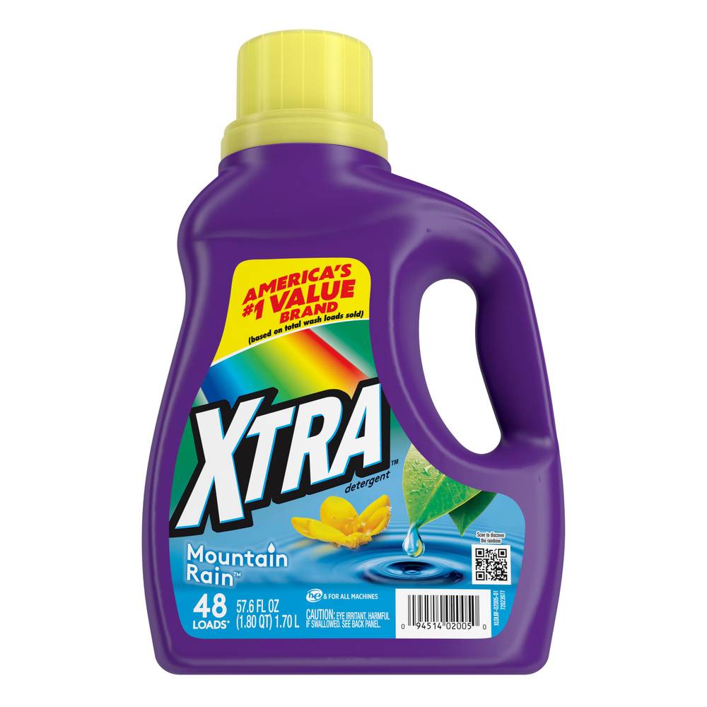 Xtra Mountain Rain Liquid Laundry Detergent (57.6 fl oz)