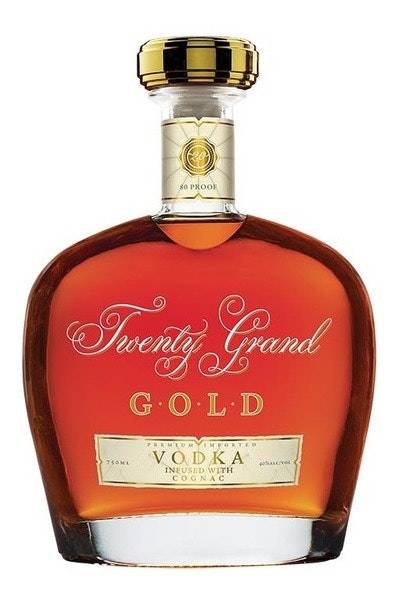 Twenty Grand Gold Infused With Cognac Vodka (750 ml)