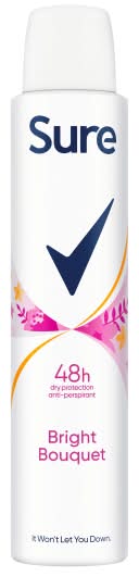 Sure Anti-Perspirant Aerosol Bright Bouquet (200ml)