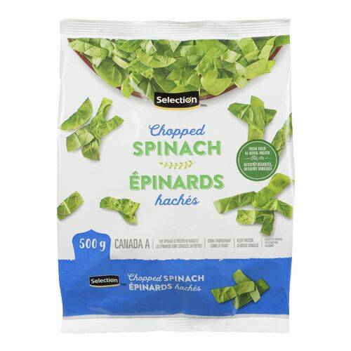 Selection épinards hachés (500g) - chopped spinach (500 g)