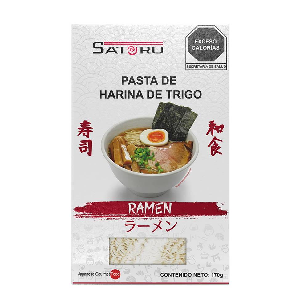 Satoru ramen de harina de trigo (caja 170 g)